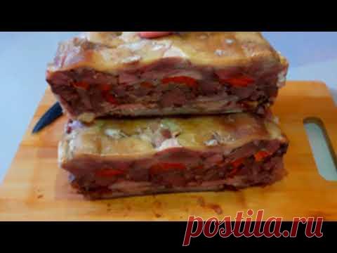 Умопомрачительная РУЛЬКА! Вы такую РУЛЬКУ еще НЕ ЕЛИ! Рецепт ПДВ Простой Дешевый Вкусный!