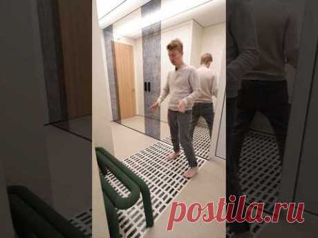 Прихожая дизайнера интерьера 🚪 #youtubeshorts #румтур #джапанди #дизайнприхожей #состаренноезеркало