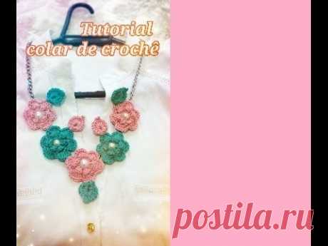 TUTORIAL - Colar de crochê