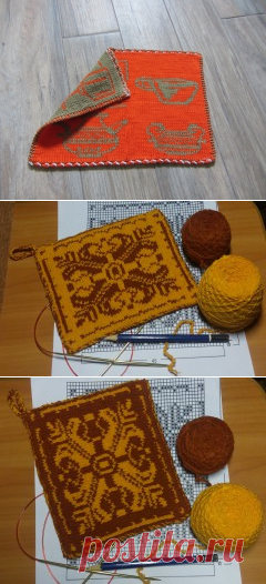 Двойной жаккард - Университет вязания спицами - высший пилотаж - Artzacepka форум