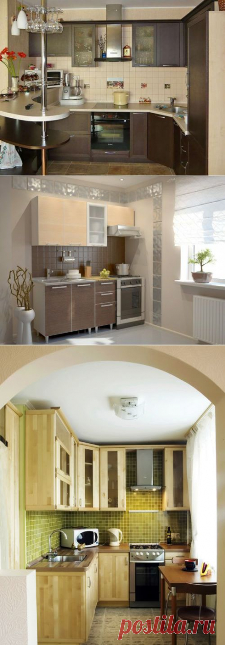 Мебель для маленькой кухни, фото - Интернет-журнал Inhomes