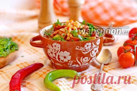 Фасолевый суп с копченостями
