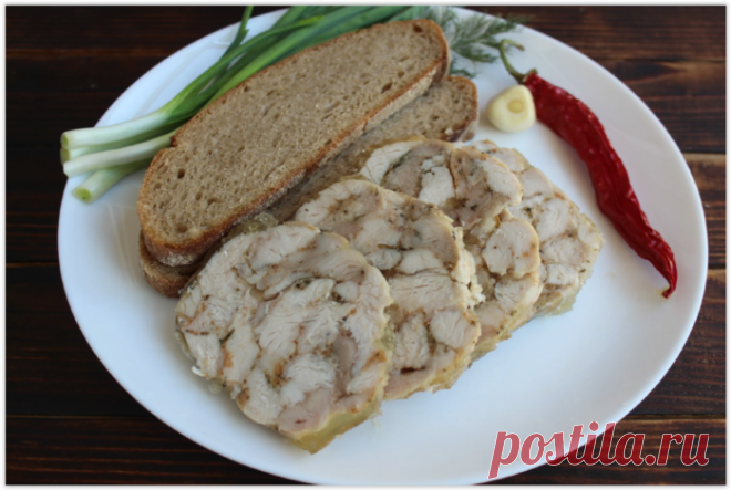 Домашний зельц из курицы