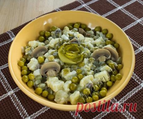 Постный картофельный салат