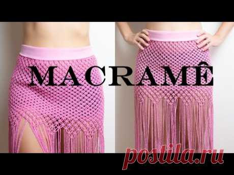 SAIA EM MACRAMÊ PASSO A PASSO - YouTube