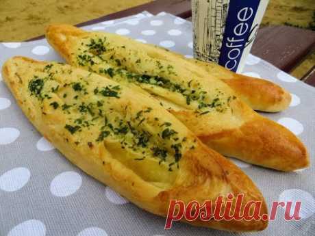 Боснийский чесночный хлеб и пирожков не надо, как это вкусно! Пекарь готовит!
