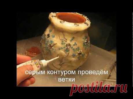 Мастер-класс: &quot;Каменная&quot; ваза эпохи средневековья