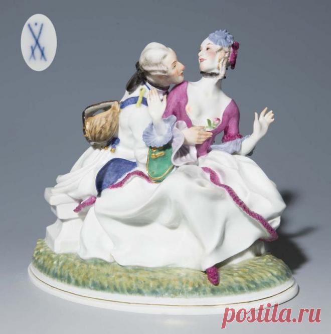 АукционноАнтикварное: Мейсенский коллекционный фарфор 19 века... Фигурини.