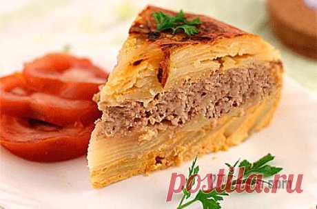 Рецепт: Картофельная запеканка с фаршем в мультиварке - пошаговый фото рецепт приготовления