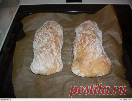 Чиабатта (Chiabatta) в духовке - ХЛЕБОПЕЧКА.РУ - рецепты, отзывы, инструкции, обзоры