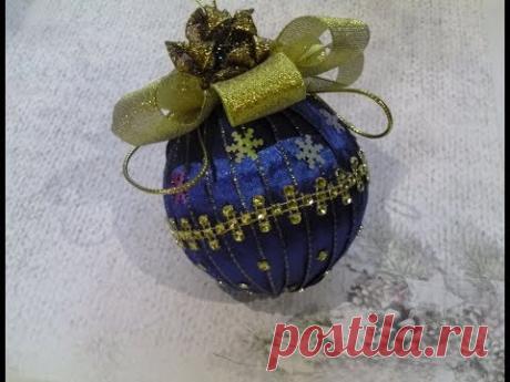 Новогодний шар своими руками/New Year's ball with your own hands