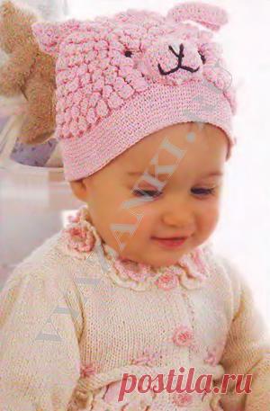 Шапочка: розовая хрюшка (крючком) - Вязанки.РУ - Все о вязании