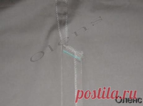 Шитьё. Шлица.