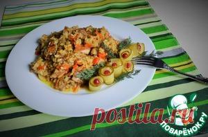 Плов с белыми грибами - кулинарный рецепт