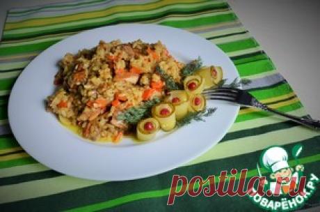 Плов с белыми грибами - кулинарный рецепт