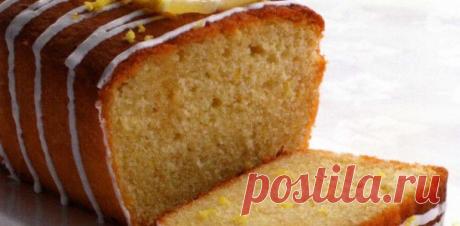 Рецепт - Кекс с лимонной глазурью | Кулинарные рецепты мусульманки