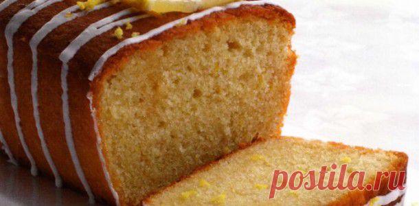 Рецепт - Кекс с лимонной глазурью | Кулинарные рецепты мусульманки