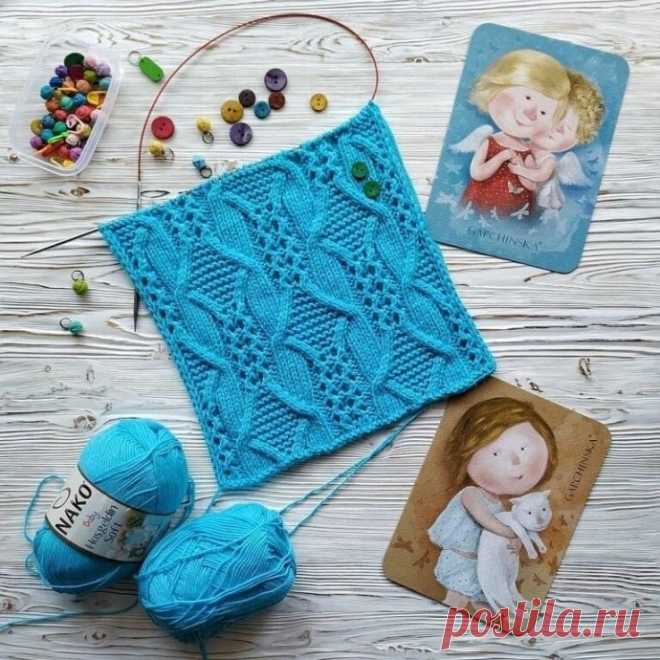 Весенний узор из бабочек