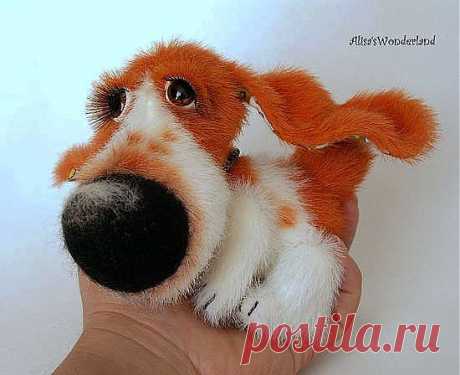 Мягкая игрушка собака, выкройка / Тильда, мягкие игрушки своими руками, выкройки / КлуКлу. Рукоделие - бисероплетение, квиллинг, вышивка крестом, вязание