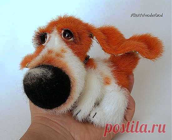 Мягкая игрушка собака, выкройка / Тильда, мягкие игрушки своими руками, выкройки / КлуКлу. Рукоделие - бисероплетение, квиллинг, вышивка крестом, вязание