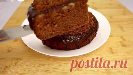 Torta morbida al cioccolato e noci # 226