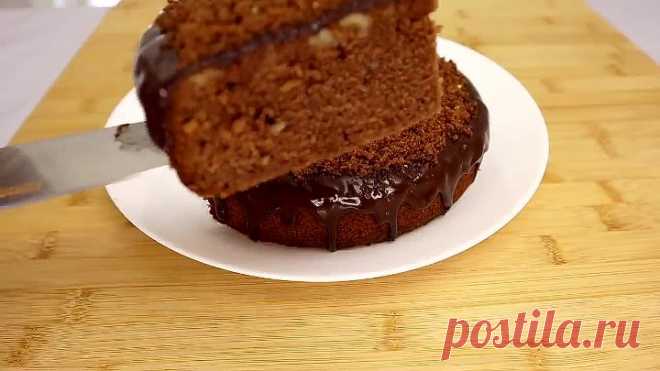 Torta morbida al cioccolato e noci # 226