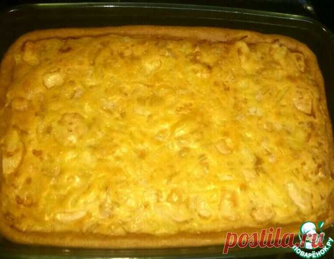Пирог с курицей и луком – кулинарный рецепт
