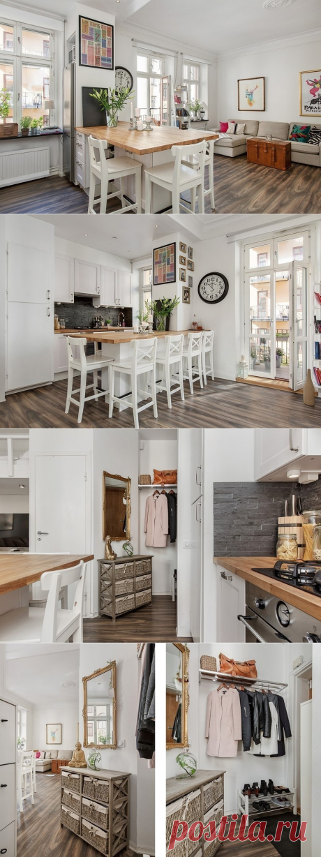 Студия площадью 33 кв.м. - Дизайн интерьеров | Идеи вашего дома | Lodgers