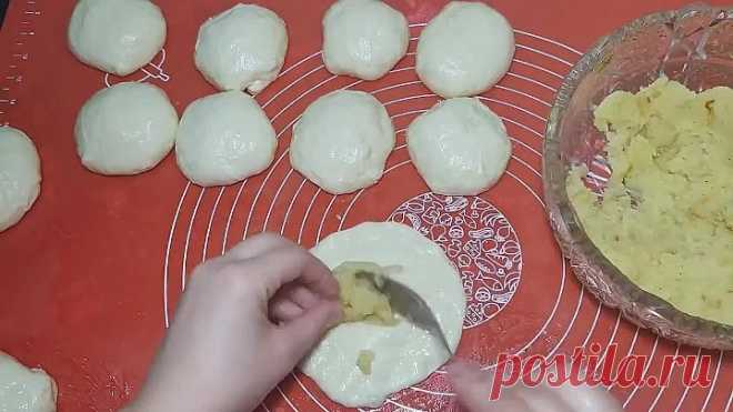 ПИРОЖКИ С КАРТОШКОЙ ВОЗДУШНЫЕ КАК ПУХ НЕОБЫЧАЙНО ВКУСНО 🔥