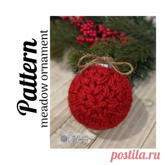Crochet Pattern Crochet Meadow Ornament Crochet Ornament | Etsy