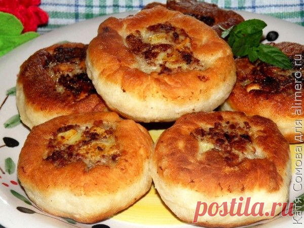 Татарские пирожки с мясом и картофелем "Вак балиш"