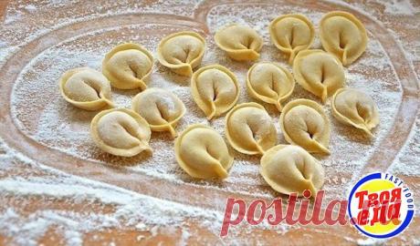 Супер тесто на пельмени и вареники