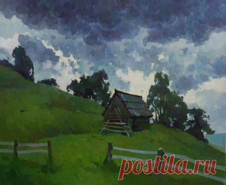 Анастасия Ярошевич, "Туча налетела", холст, масло, 2017 год