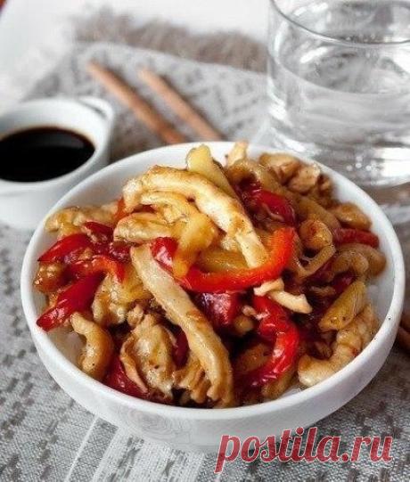 Вкуснятина: курица стир-фрай с кисло-сладком соусе / Вкусные привычки