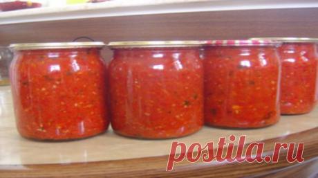 Аджика из перца на зиму - ochenvkusno.com