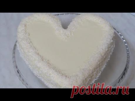 БЕЗ ВЫПЕЧКИ! Торт ХОЛОДНОЕ СЕРДЦЕ! ФАНТАСТИЧЕСКИ КРАСИВО ПРОСТО и ВКУСНО! ТОРТ на НОВЫЙ ГОД!