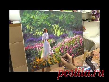 Урок живописи маслом. Мастер-класс по работе Ричарда Джонсона. Oil painting . - YouTube
