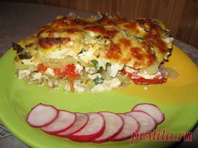 Картофельная запеканка по-венгерски "Рокот-крумпли"