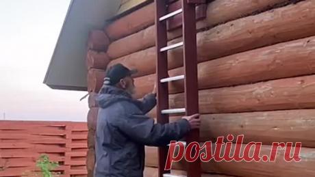 ДЕДУЛЯ СДЕЛАЛ ЛЕСТНИЦУ-ТРАНСФОРМЕР)))