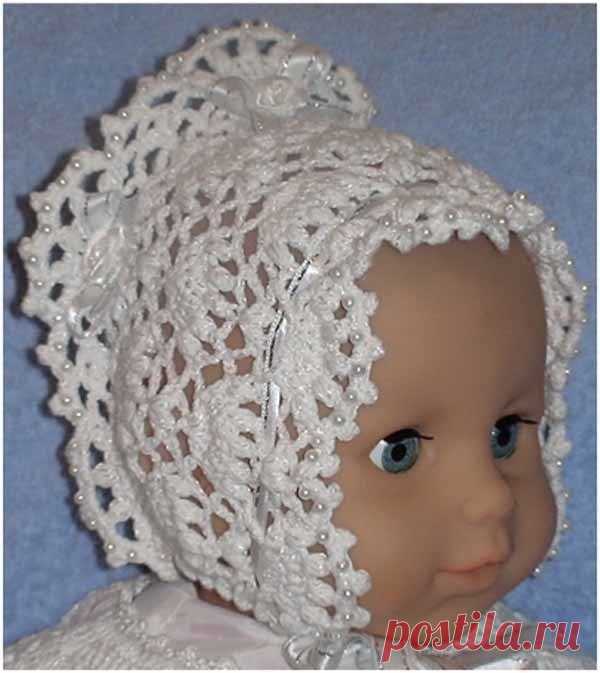 Шапочки для новорожденных, крючок.
 
Если вам понравился пост-поставьте 