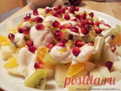 Фруктовый салат — вкусно, красочно, сочно