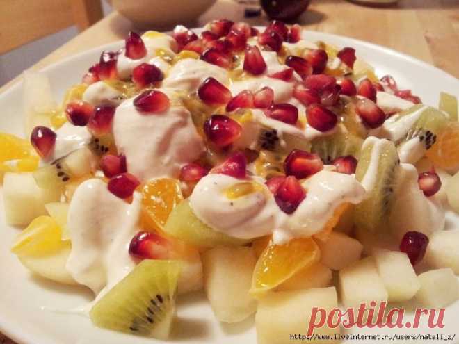 Фруктовый салат — вкусно, красочно, сочно