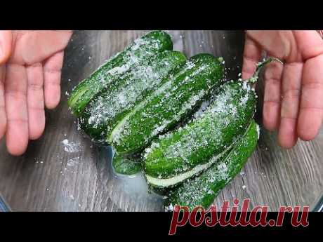 Огурцы по-корейски. Кимчи из огурцов - это по корейски вкусно! Рецепт из Южной Кореи.