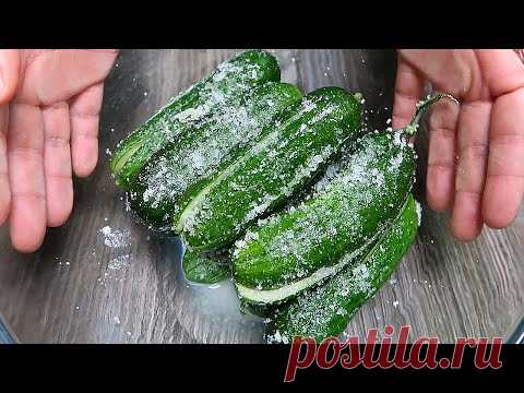 Огурцы по-корейски. Кимчи из огурцов - это по корейски вкусно! Рецепт из Южной Кореи.