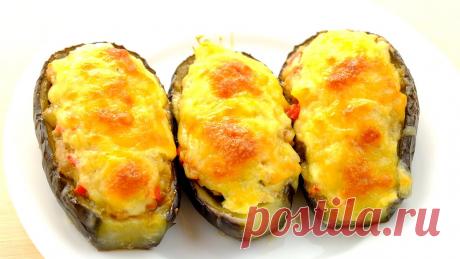 Фаршированные баклажаны, которые стоит попробовать. Я не ожидал, что они будут настолько вкусными Вкуснотища!