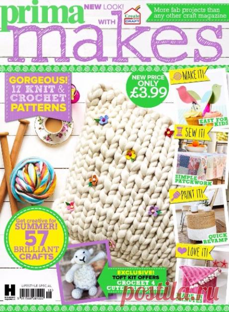 (+2) Prima Makes №18 2017 (шитье, вышивка, вязание спицами и крючком)