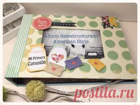 Tutorial Álbum Scrap Desestructurado American style Parte 2
