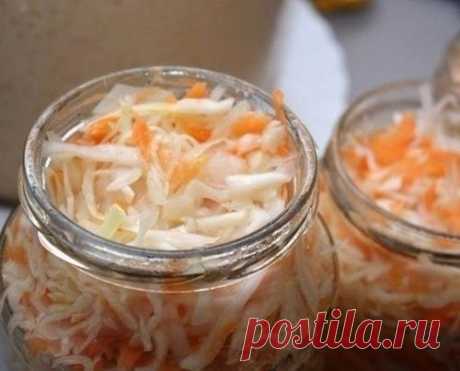 Очень быстрая капустка - 15 минут и готово!