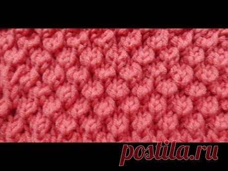 Stricken lernen * Noppenpatent * Strickmuster * Patentmuster - YouTube