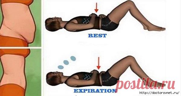 Упражнение «Железный Живот». Убираем 7 кг в течение 3 недель